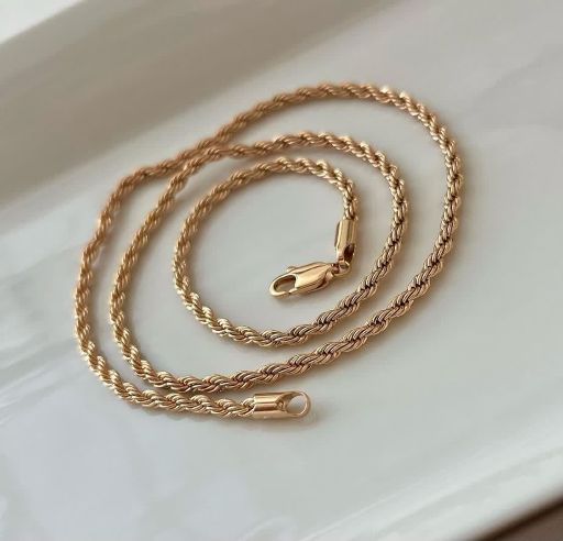 زنجیر 60 سانتی ژوپینگ نیمست و پلاک  کد 1630 - خرید آنلاین از گالری آداس